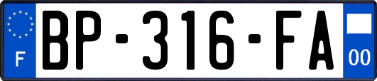 BP-316-FA