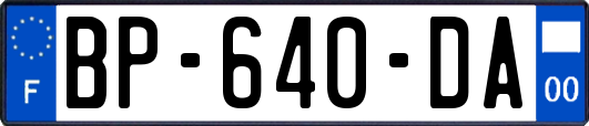 BP-640-DA