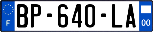 BP-640-LA