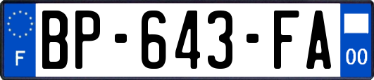 BP-643-FA
