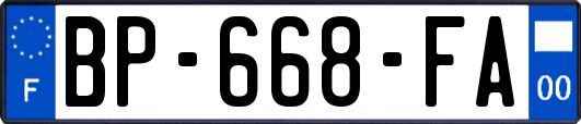 BP-668-FA