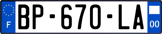 BP-670-LA