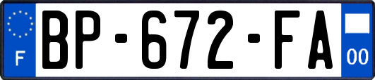BP-672-FA