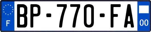BP-770-FA