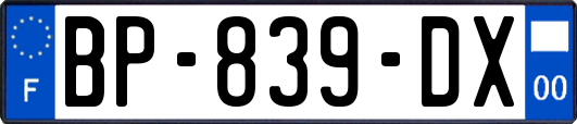 BP-839-DX