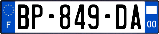 BP-849-DA