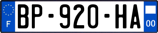BP-920-HA