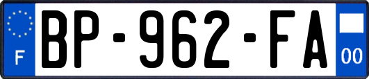 BP-962-FA