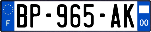 BP-965-AK