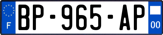 BP-965-AP