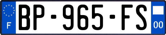 BP-965-FS