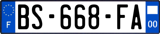 BS-668-FA