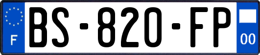 BS-820-FP