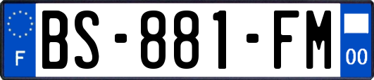 BS-881-FM