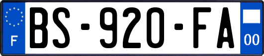 BS-920-FA