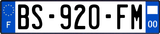 BS-920-FM