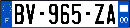 BV-965-ZA