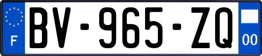 BV-965-ZQ