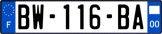 BW-116-BA