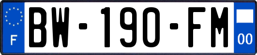 BW-190-FM