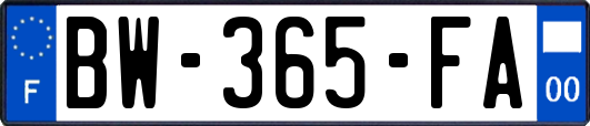 BW-365-FA