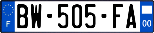 BW-505-FA