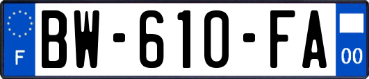 BW-610-FA