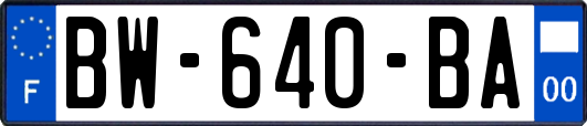 BW-640-BA