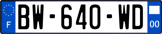 BW-640-WD