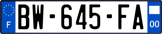 BW-645-FA