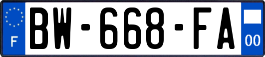 BW-668-FA