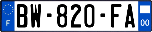 BW-820-FA