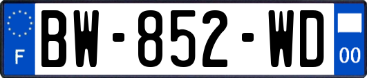 BW-852-WD