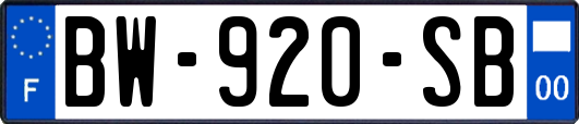 BW-920-SB