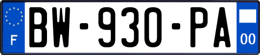 BW-930-PA