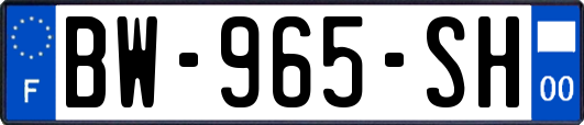 BW-965-SH