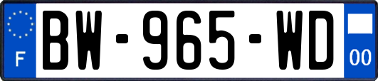 BW-965-WD