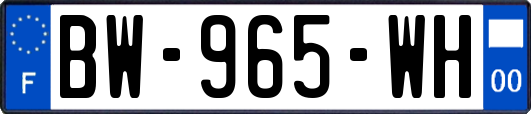 BW-965-WH
