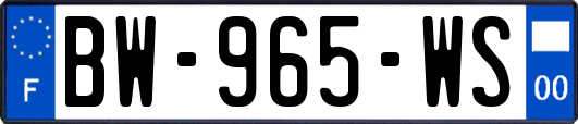 BW-965-WS