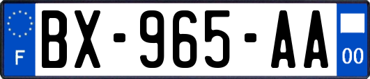 BX-965-AA