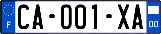 CA-001-XA