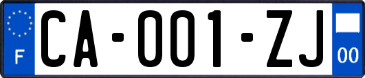 CA-001-ZJ