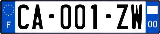 CA-001-ZW