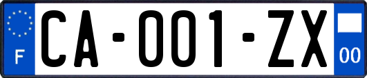 CA-001-ZX