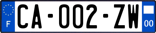 CA-002-ZW