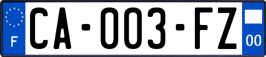 CA-003-FZ