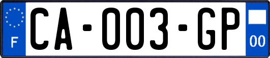 CA-003-GP