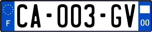 CA-003-GV