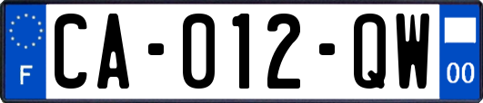 CA-012-QW