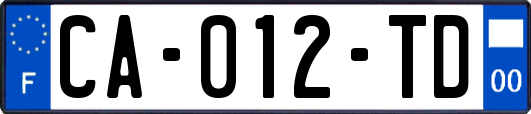 CA-012-TD